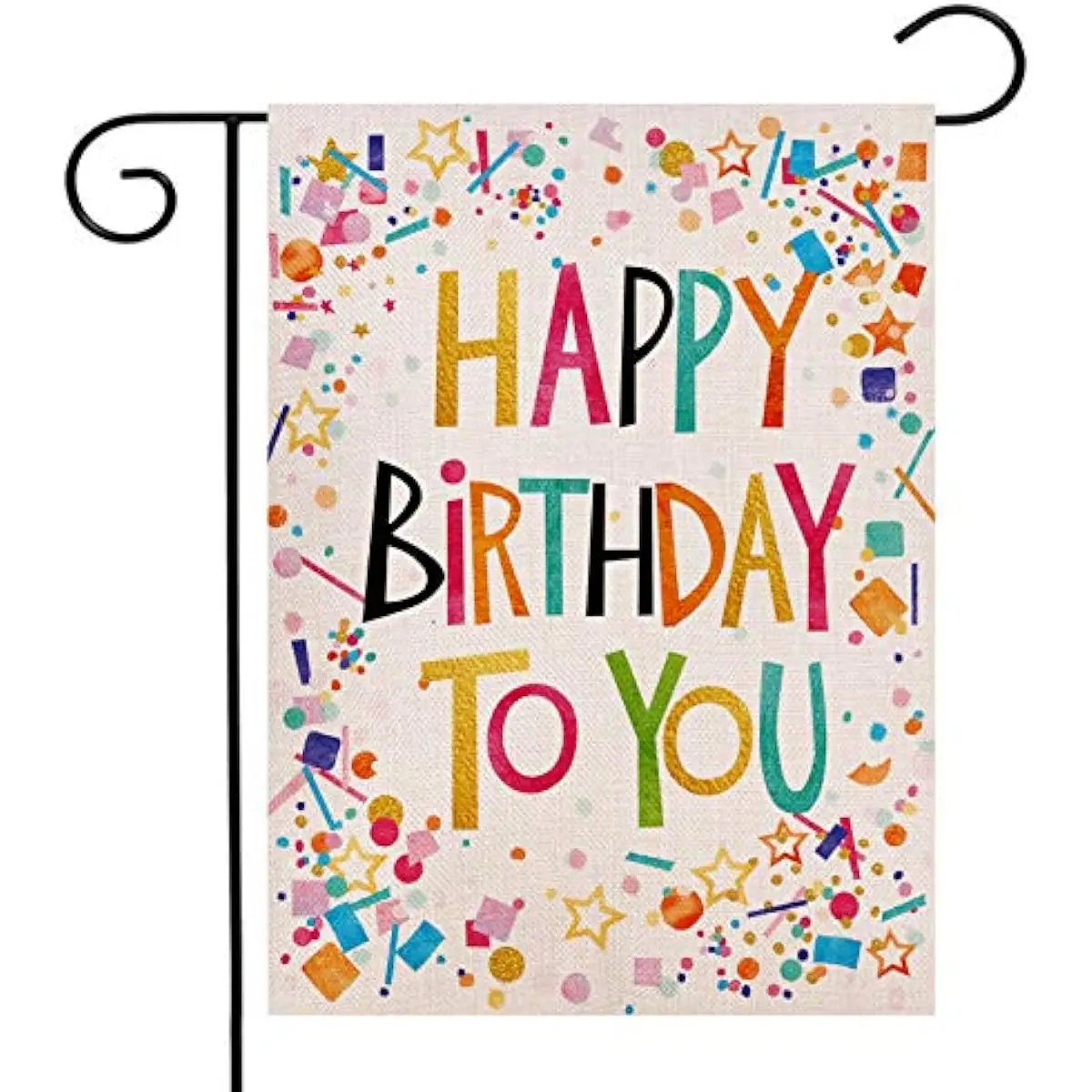 

Happy Birthday Garden Flag Vertical Double Sided Welcome Farmhouse Outdoor Home Farmhouse Outside Decor