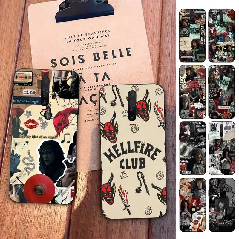 

S-Stranger Things Eddie munson Phone Case For Redmi 9 5 S2 K30pro Silicone Fundas for Redmi 8 7 7A note 5 5A