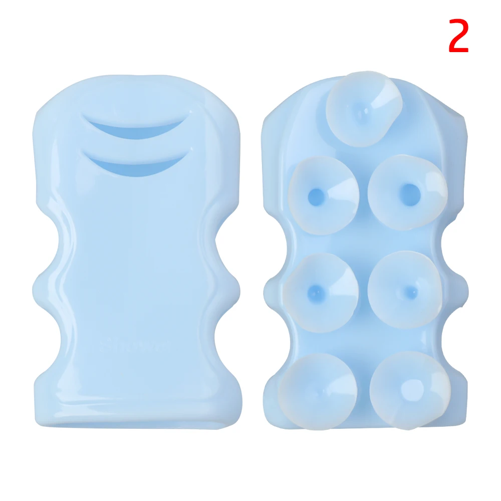 Держатель насадки для душа без перфорации, съемный многоразовый регулируемый силиконовый кронштейн на присоске, настенная полка, аксессуары для ванной комнаты