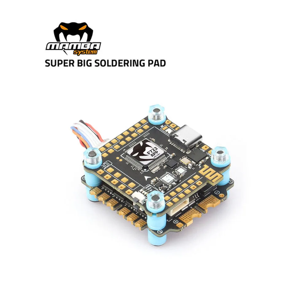 

Контроллер полета Diatone MAMBA F722 APP MK4 MPU6000 Wi-Fi DJI, устройство для контроля DJI от starel F7 45A/55A/65A 128K BLHeli32 6S 4 в 1 Dshot1200 ESC