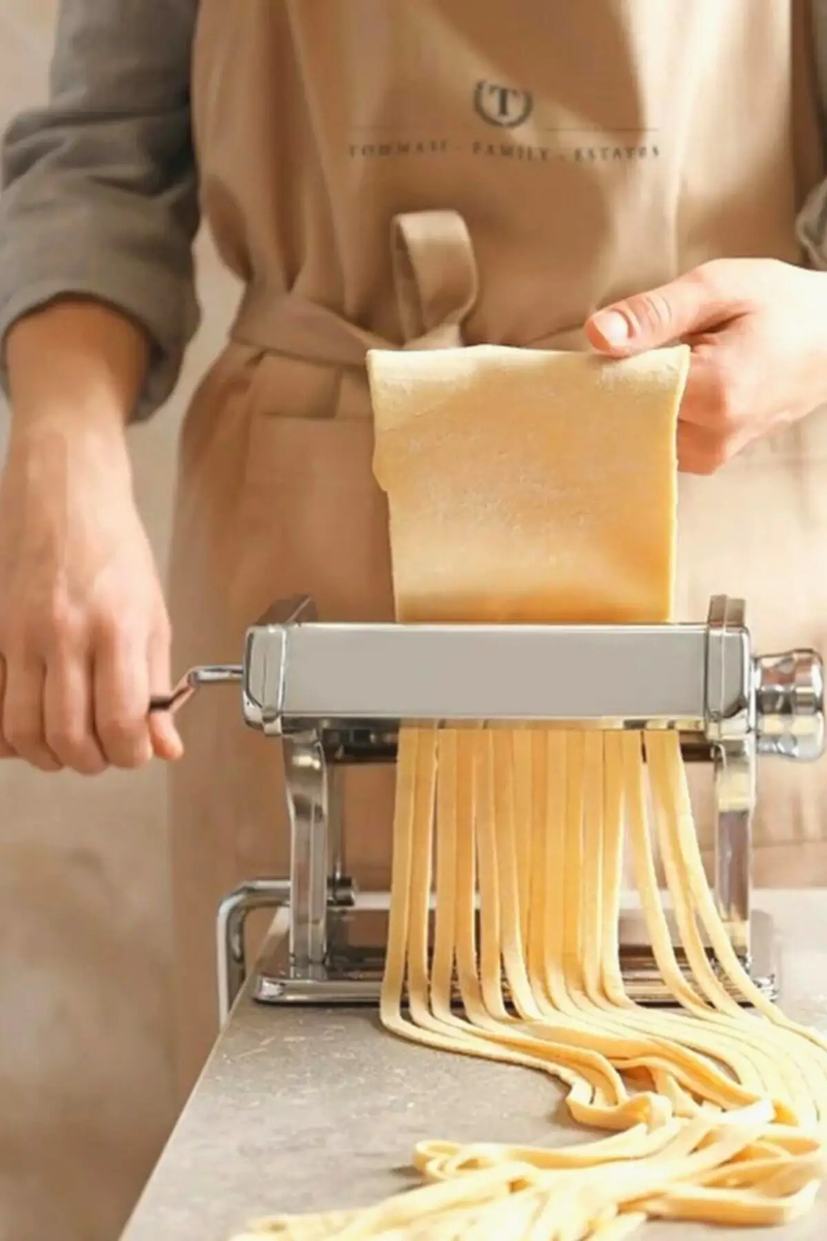 

Noodle Pasta Making Cutting Machine Dough Lasagna Spaghetti Raviolli Machine 150 mm Stainless Steel Nudeln Tagliatelle Ravioli