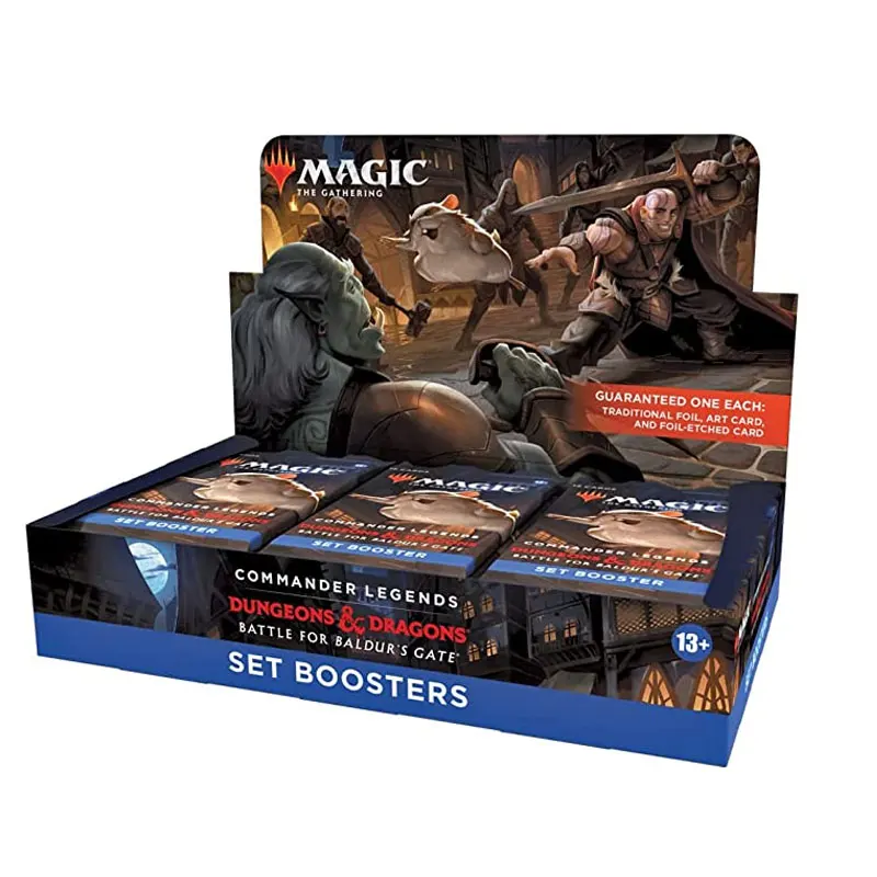 

New 2022 Magica The Gatheringd Card Commanderq Legendsq: Battle for Baldur’s Gateq Set Boosterq Box 18 Packs (270 PCS Cards)