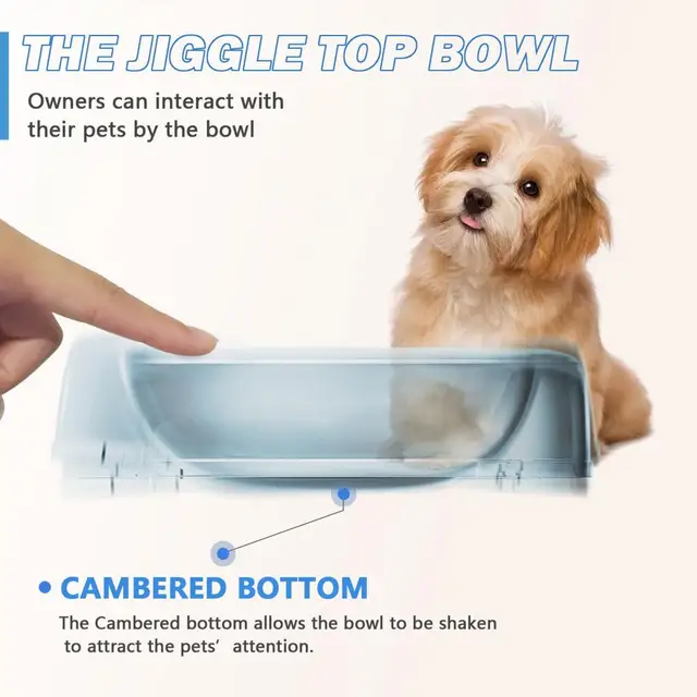 Interactive Pet Shake Bowl Promote Healthy Eating with Detachable Design Portable Easy-to-use Feeding Solution 5
