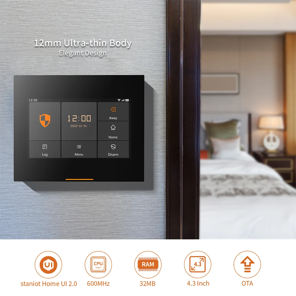 Беспроводная домашняя система охранной сигнализации Staniot 4G HD Tuya Smart Life с защитой