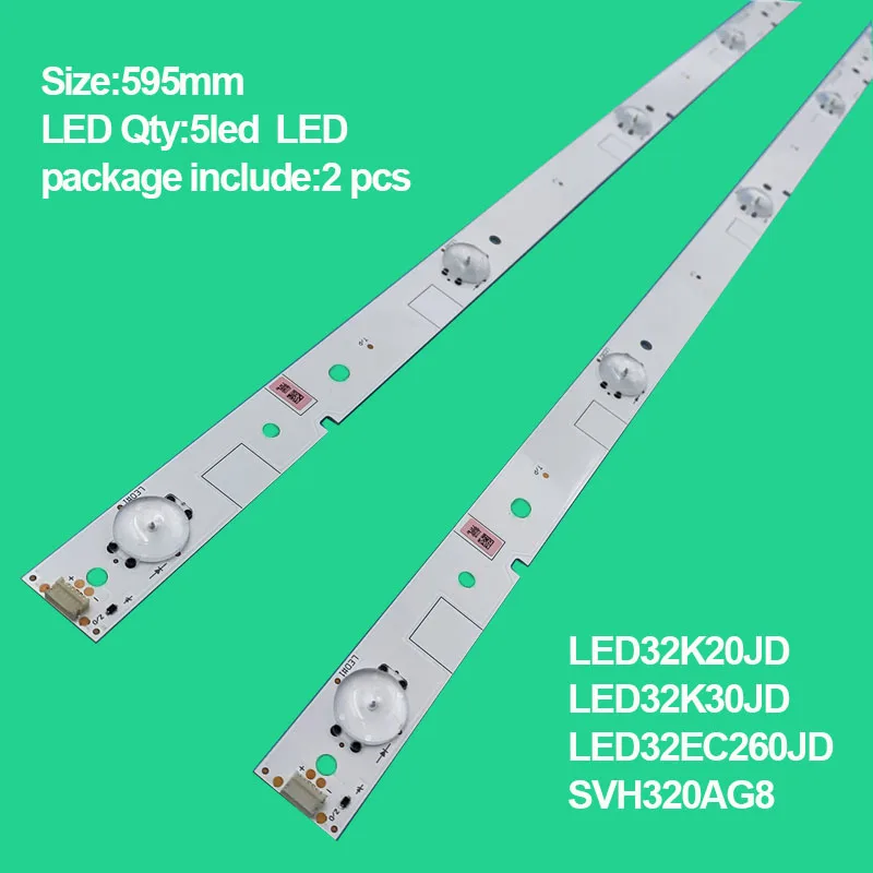 595mm LED Backlight strip 5lamp For Hisense 32