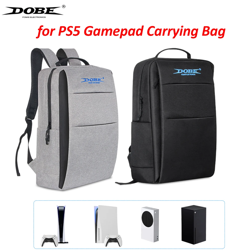 DOBE For PS5 Storage Bag For Playstation 5/ Xbox Series S/X Console Protective Carrying Travel Backpack For PS5 Accessories