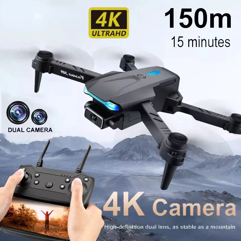 

4k Profesional Drone HD Dual Camera Visual Positioning 1080P WiFi Fpv Dron Height Preservation Rc Quadcopter Drone