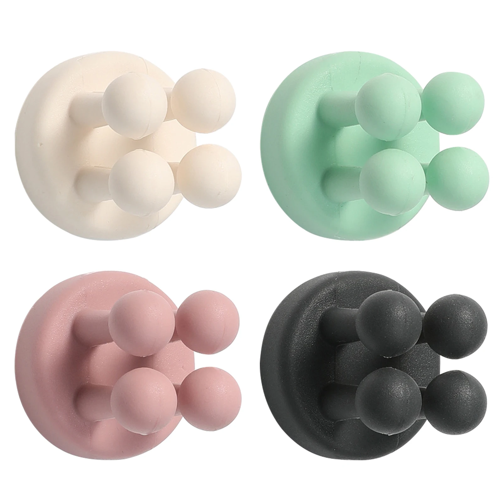 

4 шт., силиконовые держатели для зубных щёток и полотенец