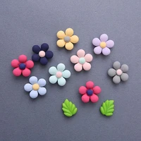 4pcs 3d creative colorful flowers refrigerator magnets cute floral magnetic stickers for blackboard whiteboard kawaii home decor