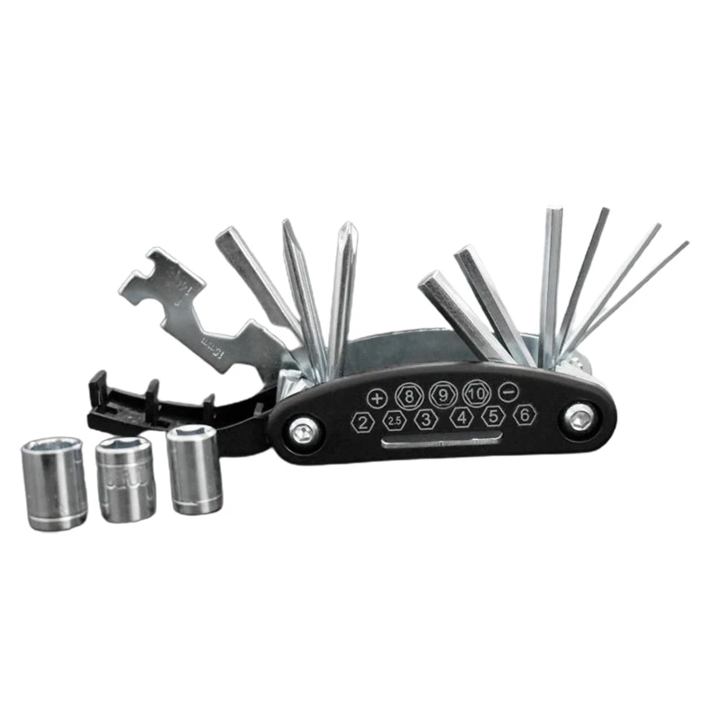 Набор инструментов 16 в 1 для ремонта горного велосипеда отвертка инструменты