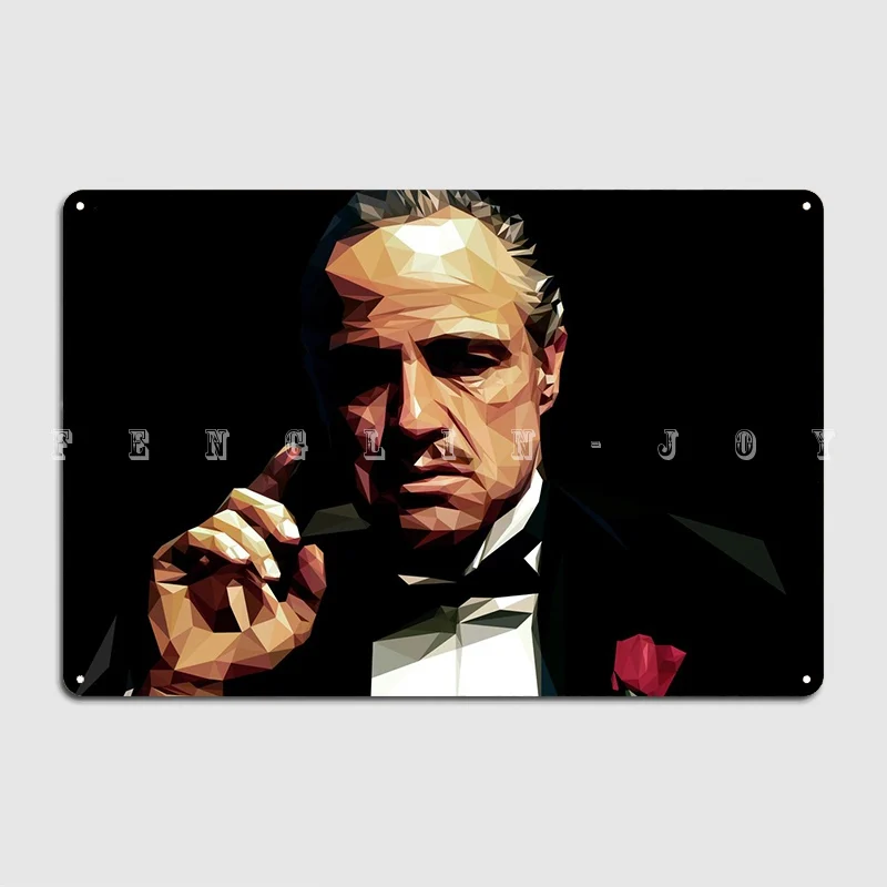 

Крестный отец, металлический знак, кино, кухня, Настенная роспись, персонализированный декор стен, оловянный знак, плакаты