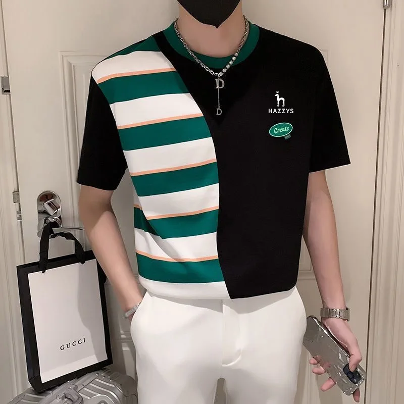 

2023 New Men's Shirts Golf Wear Summer Golf Wear Men Luxury HAZZYS T-shirt Golf Clothing Men Golf T-shirt Camping Sunglasses