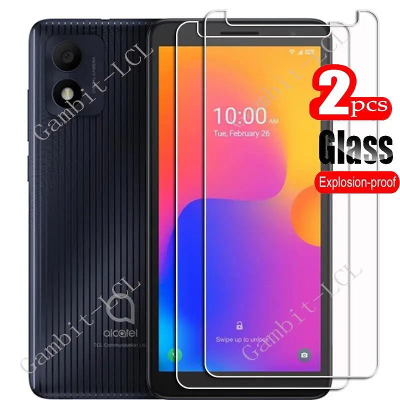 For Alcatel 1B (2022) Tempered Glass Protective On Alcatel1B 1 B 5.5Inch Screen Protector SmartPhone Cover Film