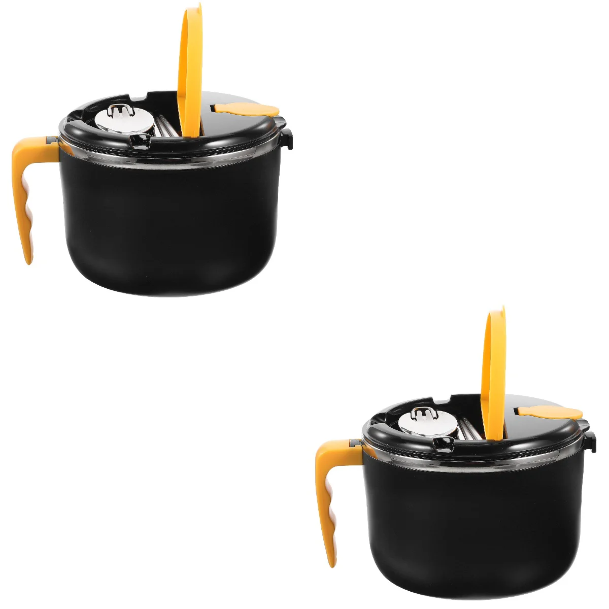 

2 Sets Office Ramen Noodle Noodle Soup Ramen Bowl Instant Noodle Bowl Soup Bowl With Tableware for Kitchen Office Picnic Home