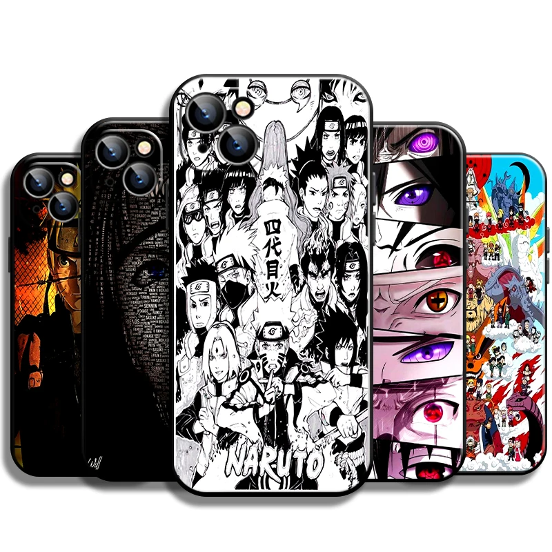 

Naruto Anime For Apple iPhone 13 12 11 Pro Max 12 13 Mini X XR XS Max SE 6 6S 7 8 Plus Phone Case TPU Funda Carcasa