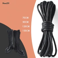 2 pairs waxed round dress shoelaces for kids and adult sneakers shoelace laces shoe strings unisex shoelaces 70 90 120 150 cm