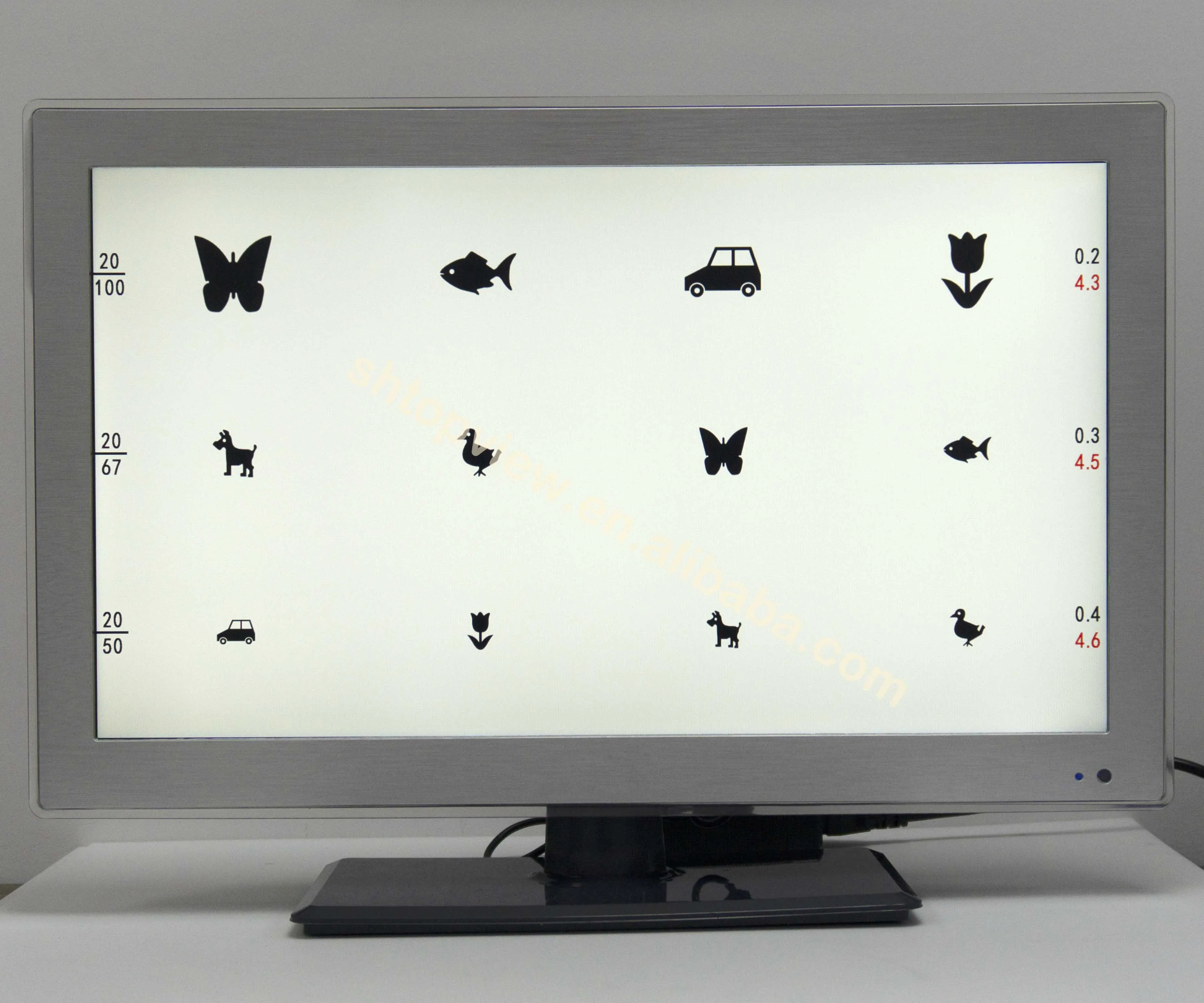 21 5-дюймовый ЖК-экран таблица тестирования глаз автоматическое экзамена зрения