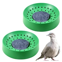2pcs pigeon nest bowl anti rollover bird breeding hatching nest durable quails egg nesting carrier basin pigeon supplies
