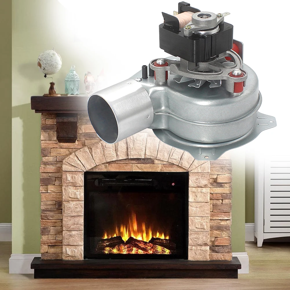 

Parts Fireplace Blower 1Pcs Heating Furnace Fan High Temperature Resistance Low Noise Universal Shaded Pole Fan