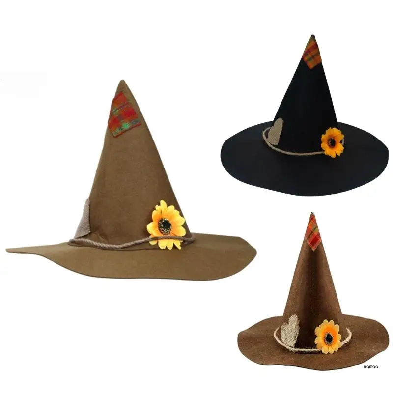 Шляпа пугала шляпа ведьмы маскарадная вечерние головные уборы волшебника для