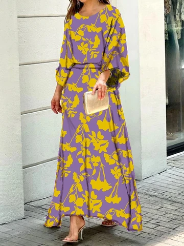 Dress Women Two Piece Set Women Outfit 2023 Spring Summer New Fashion Printed Long Sleeve Top Half Skirt Set Skirts for Women