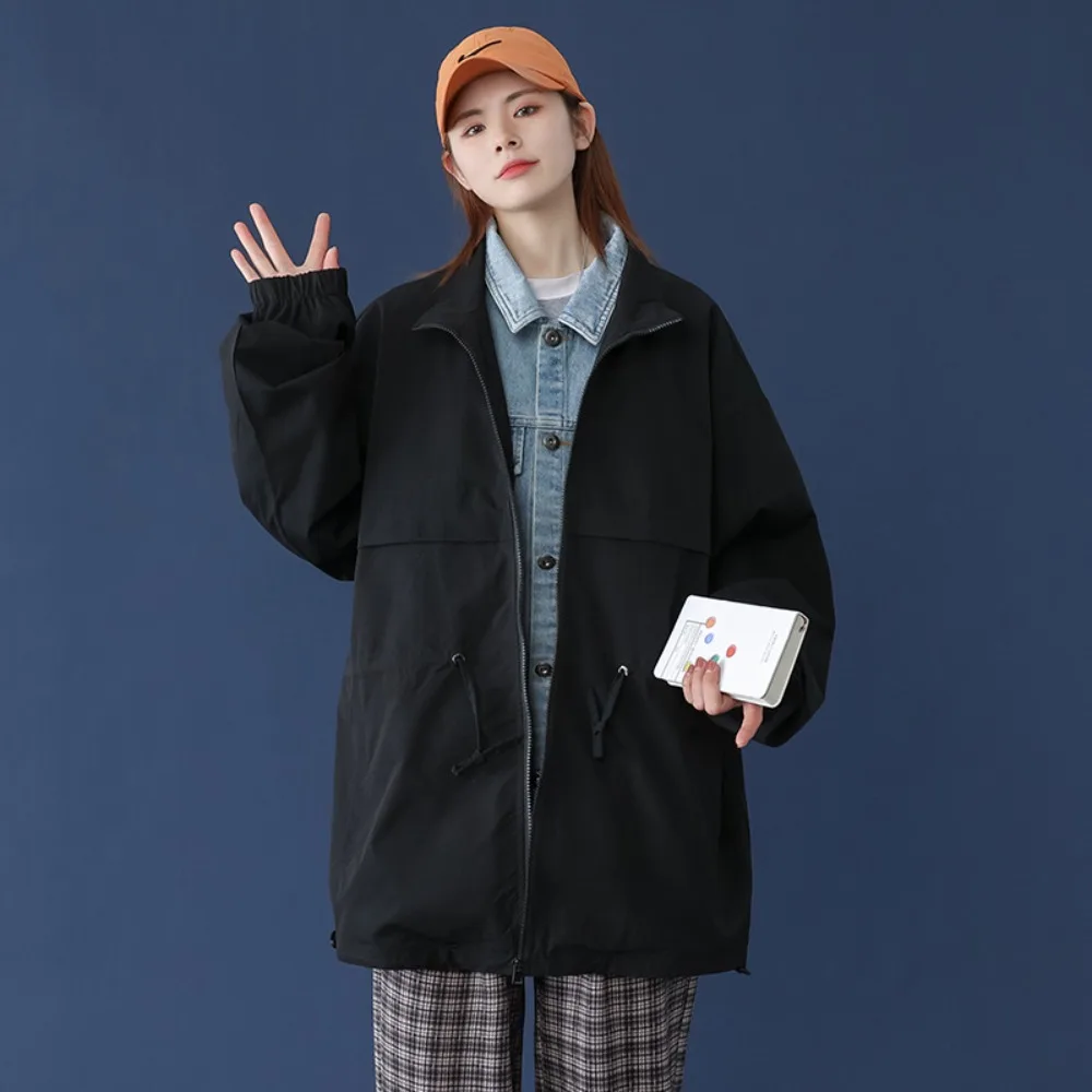 Новинка весна-осень 2023 свободное повседневное пальто модная искусственная