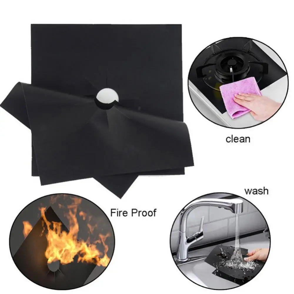 

Reusable Liner Clean Mat Pad Cooker Cover Kitchen Mat Protector Stove Protector Cover For Kitchen Washable Gas Stove Protector