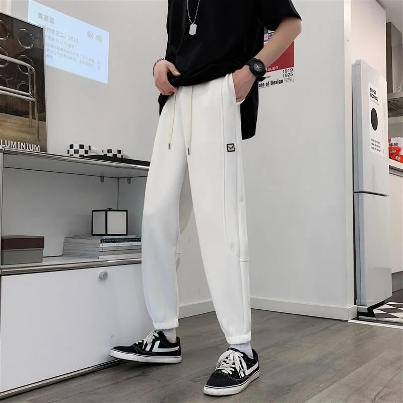 

Privathinker Solid Men's Jogger Pants Fashion Hip Hop Sweatpants Loose Casual Male Streetwear Elastic Waist Unisex Trousers