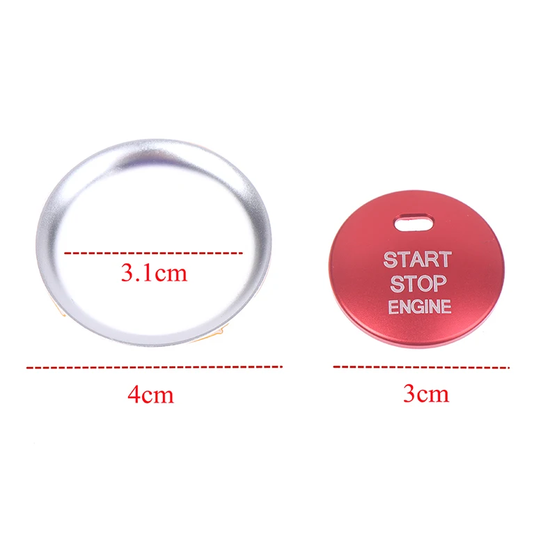 5 шт. наклейка переключателя автомобиля старт стоп двигатель зажигание кнопка