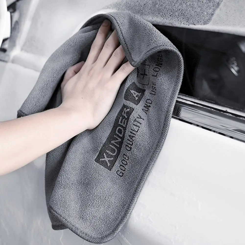 

Wear-resistant Car Cleaning Towel Car Care Good Water Absorption Useful Auto Double Sides Microfiber Care Cloth