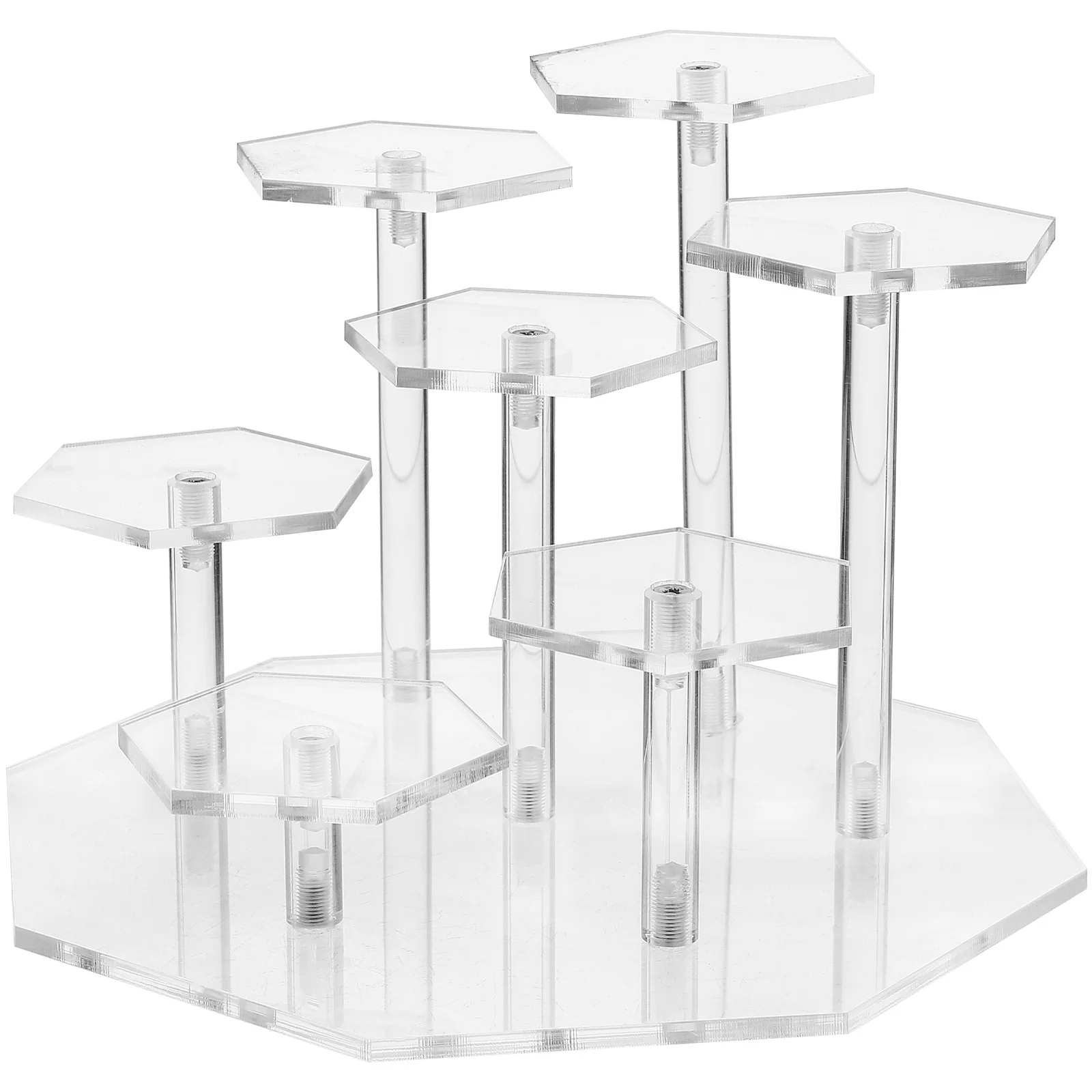 

Display Stand Acrylic Figures Rack Risers Organizer Toy Holderfigure Showcase Shelf Collection Stands Riser Dessert Crafts Model