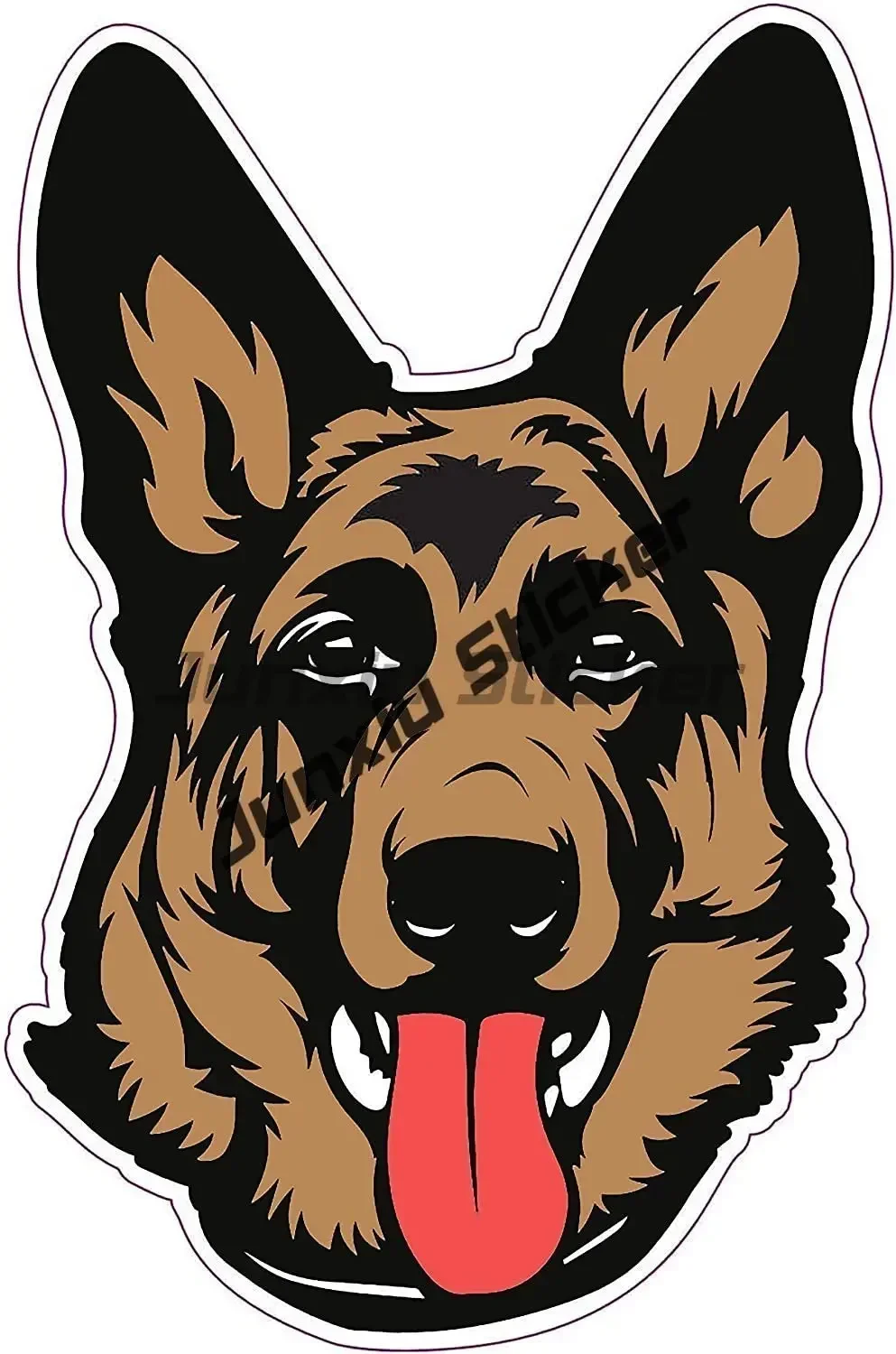 Наклейка с изображением овчарки в Германии австралийская овчарка бордюр-колли