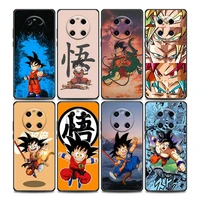 anime dragon ball son goku phone case for huawei y6 y7 y9 2019 y6p y8s y9a y7a mate 10 20 40 pro lite rs silicone case bandai