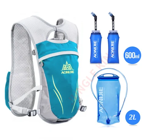 AONIJIE 5.5L Hydration Backpack Rucksack Bag Vest Harness For 2L Water Bladder Hiking Camping Running Marathon Race Sport E885