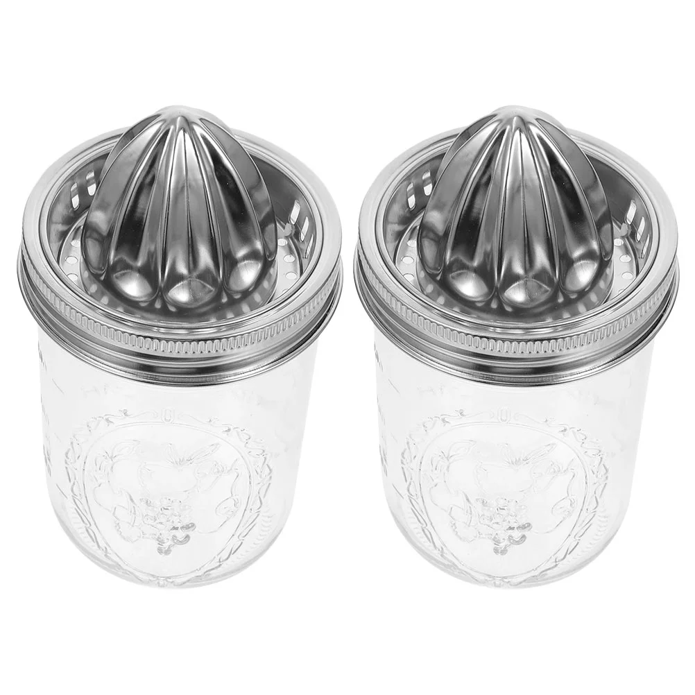 

2Pcs Fruit Juicer Manual Lemon Squeezer Practical Citrus Juicer Kitchen Juicer Cup Home Accessory