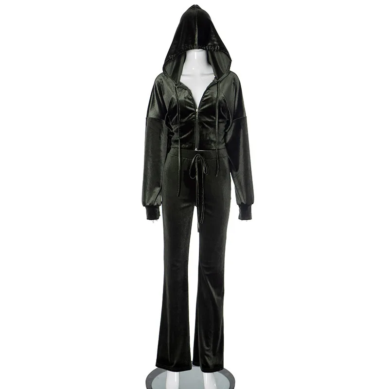 Apprabant модная бархатная утягивающая толстовка с капюшоном комплект спортивной