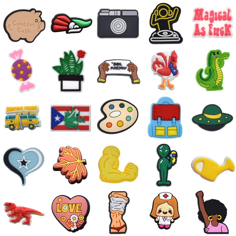 

Boy Decorations for Crocs Girl Para Pins Women Charm Gifts Men Kids Packs Shoes Accessories Shoe Charms Set Jeans Wholesale Bulk
