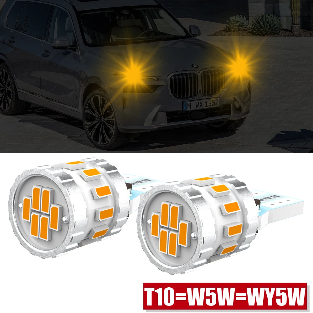 

2 шт., автомобильные лампы T10 W5W для салона автомобиля