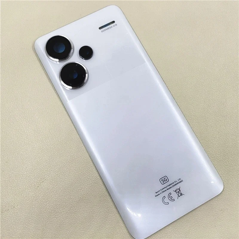 Фото BANERYPAK A+++ Крышка аккумуляторного отсека для Xiaomi Redmi Note 13 Pro Plus + Задняя стеклянная панель корпуса, запасные части №4