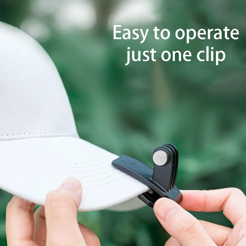 

High Quality Plastic Portable Head-Mounted For Gopro8/Hero8/DJI Peaked Cap Fixing Bracket Accessories