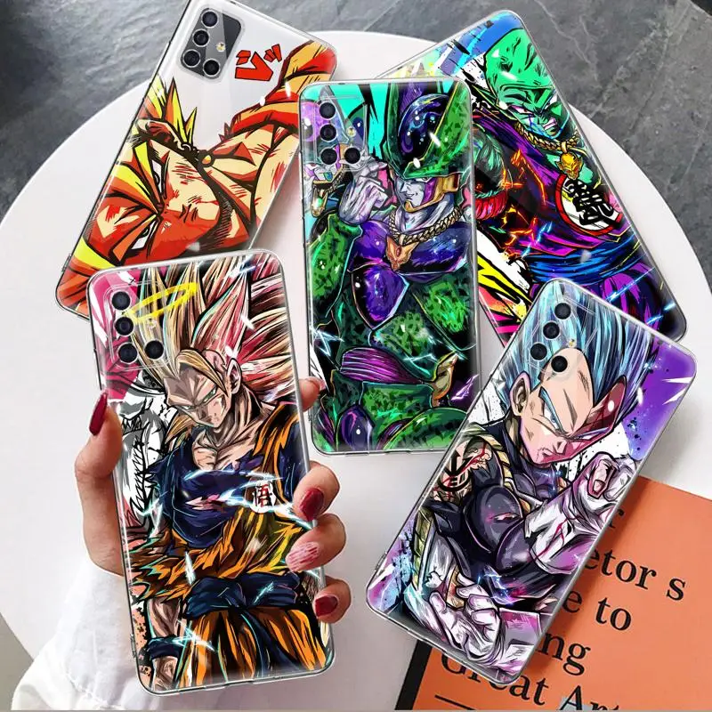 

Case For Samsung Galaxy A12 A53 A32 4G A52 A13 5G A51 A21s A22 A31 A72 A33 A23 A73 A71 Soft Dragon Ball Japan Anime Super Saiyan