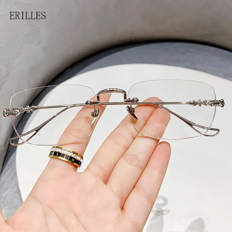 

Finished Myopia Glasses For Women Pink Orange Eyeglasses Prescription Nearsighted Glasses Diopter -1.0 -1.5 To -5.0 Eyewear