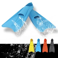 professional swimming snorkeling fins adult children free diving equipment tpe material comfortable swimming training long fins