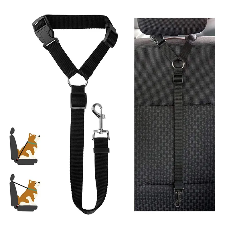 

Adjustable Pet Dog Car Seat Belt Puppy Dog Cat Harness Pet Dog Car Travel Accessories for Small Dogs Pet Car Supplies