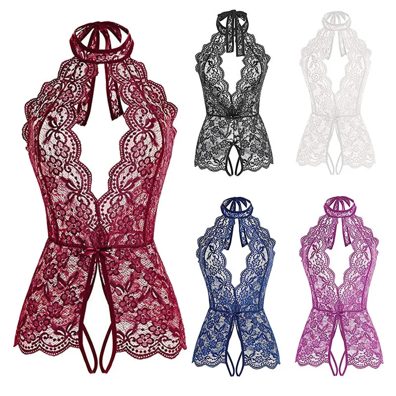 

Hot Erotic Sexy Costumes Wedding Erotic Underwear Open Bra Lace Intimates Women Teddies Babydoll Lingerie Slutty Clothes Dress