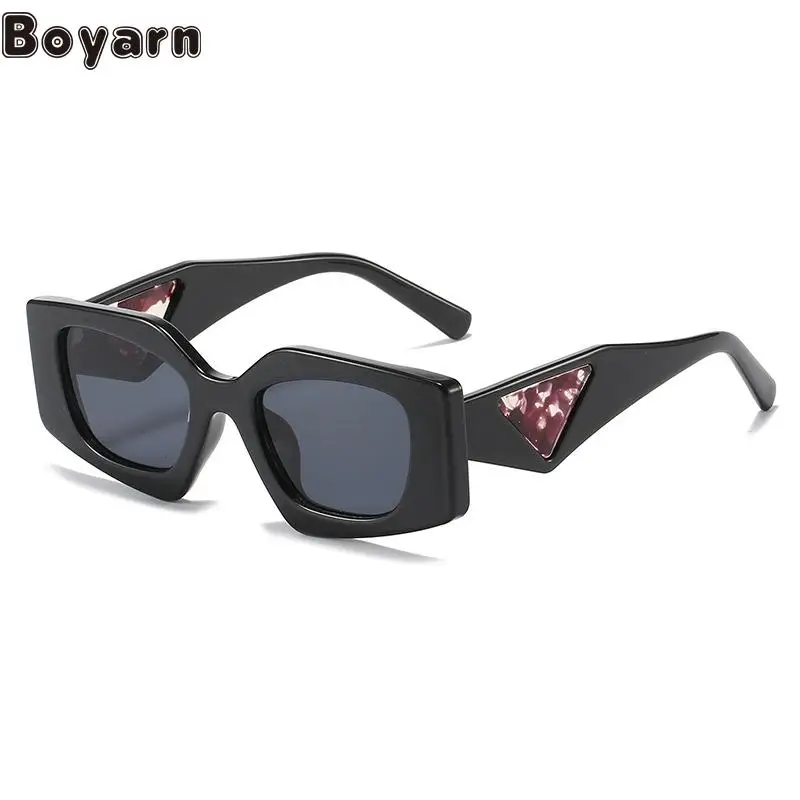 

Boyarn New Cat Eye Sunglasses Uv Proof Pra Glasses Steampunk Hip-hop Personalized Sunglasses Women's Advanced Sense Ins