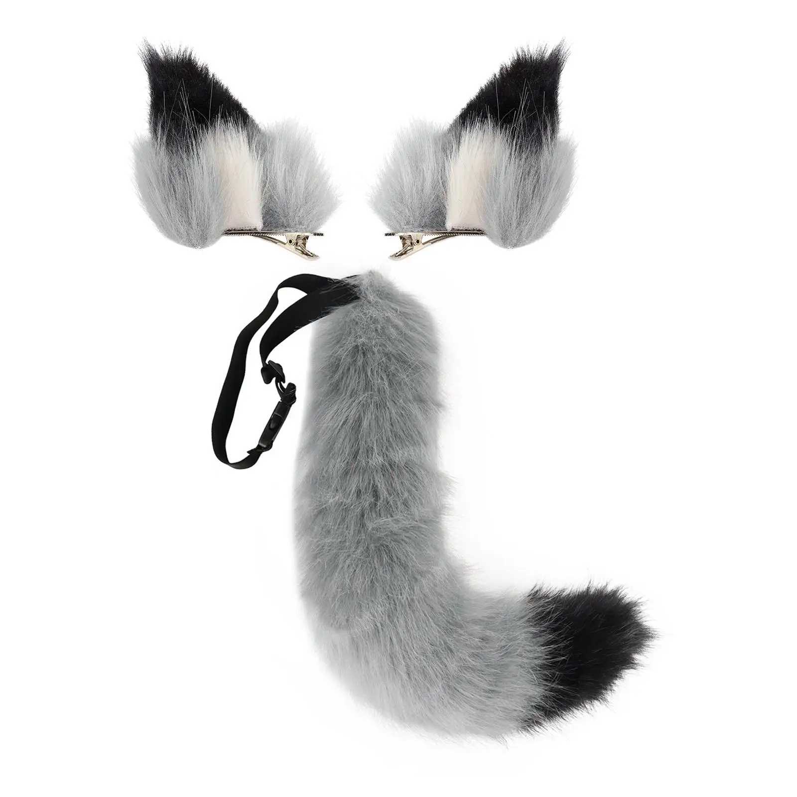 

ears Tail Props Toys Hair Clip for Cosplay Theme Party Adults Adult Halloween