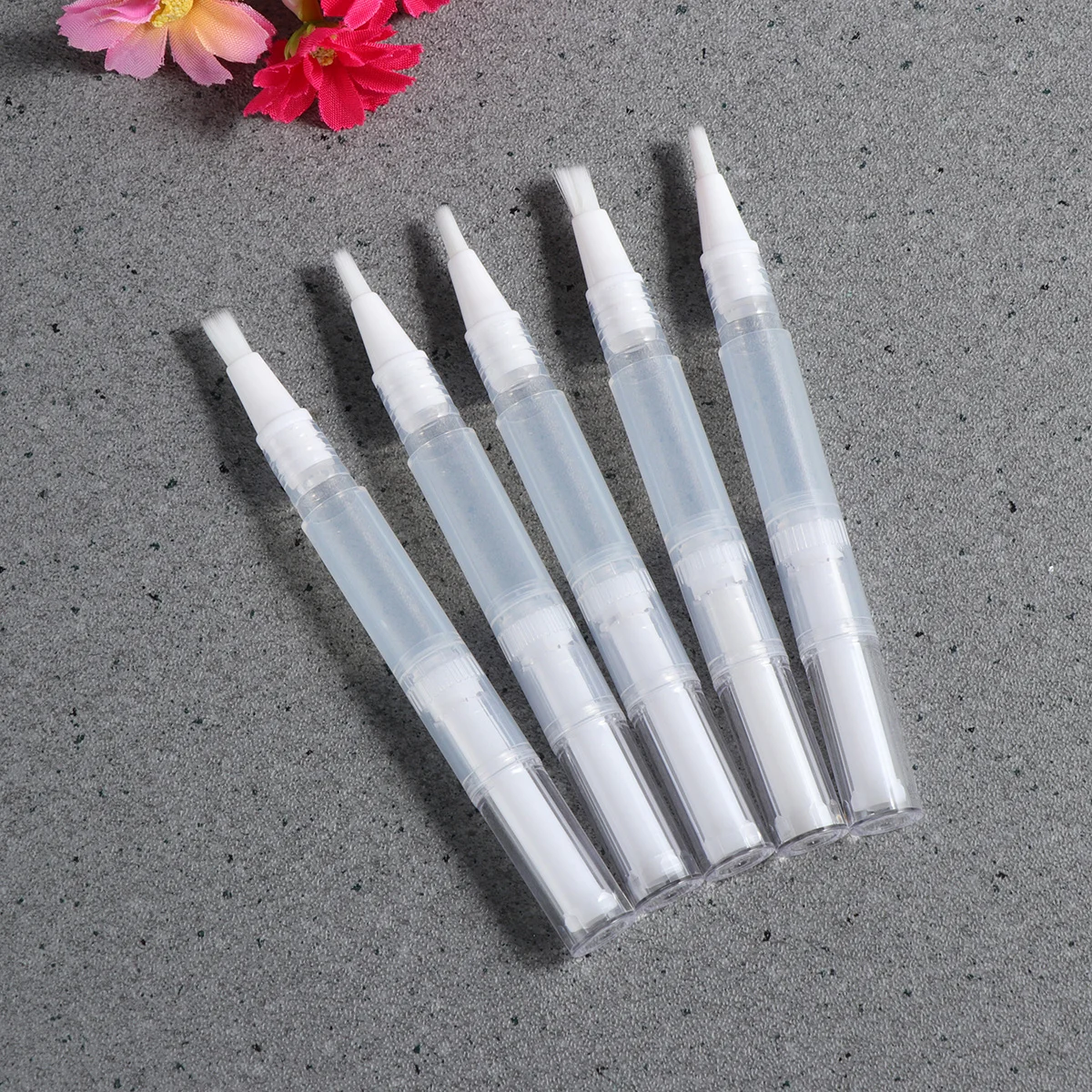 5 шт. 3 мл прозрачные ручки пустая масляная ручка для ногтей с контейнером