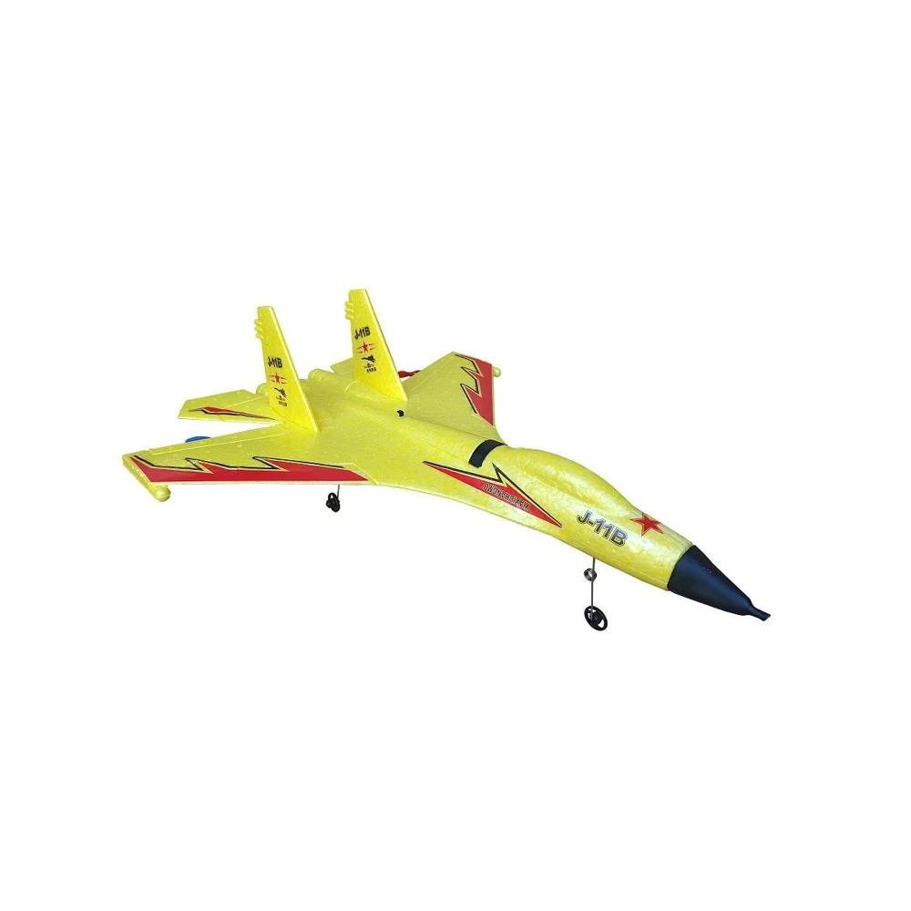 Самолёт на радиоуправлении J-11B желтый |