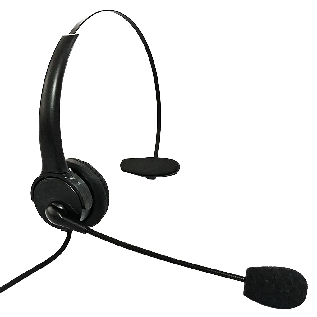 

USB Earphone with Microphone Computer Laptop Wired Headphone Line Control Business Mic Headset